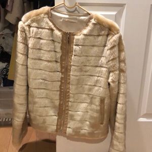 Faux fur jacket